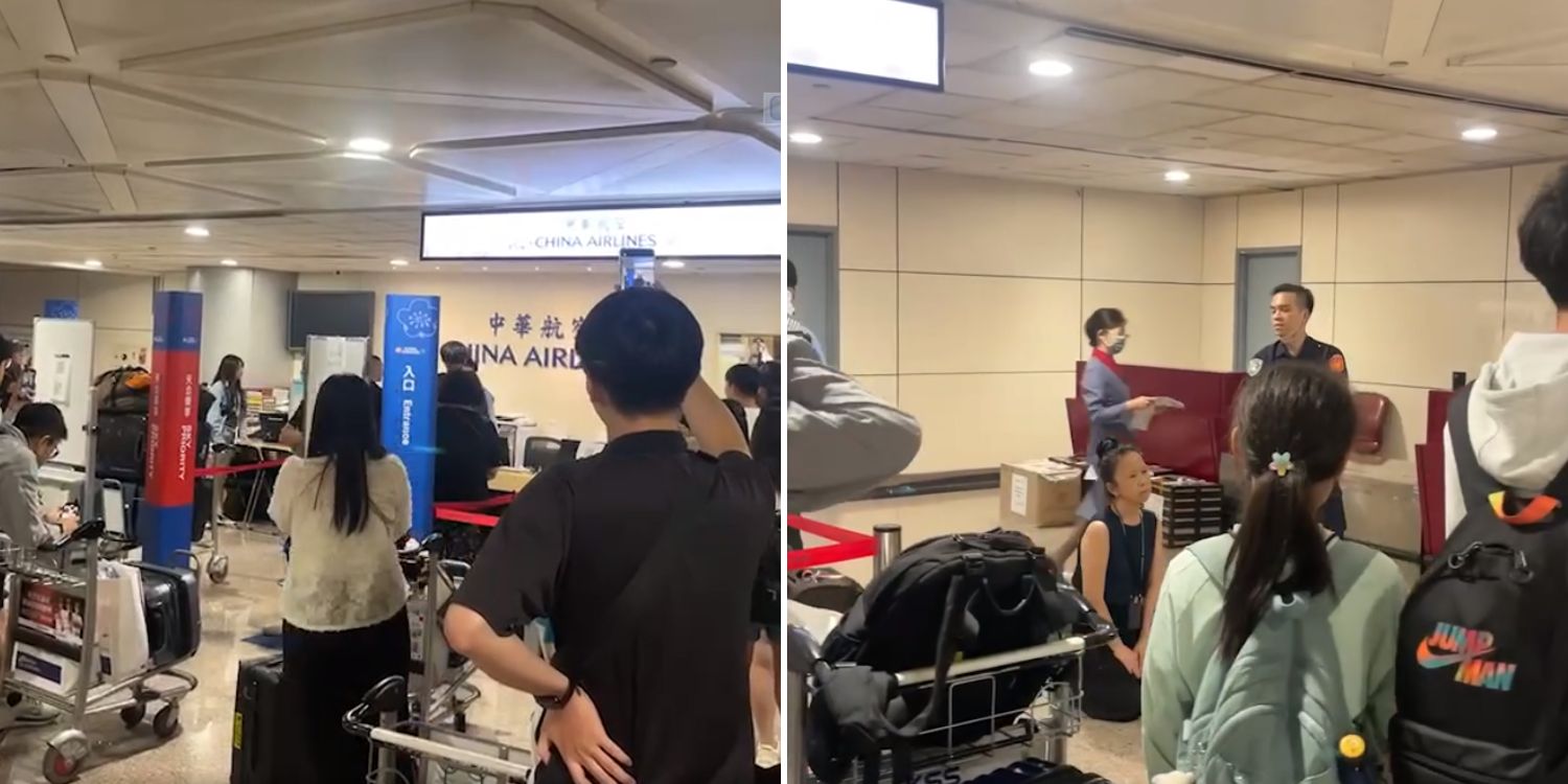 Passengers furious after waiting hours for luggage at Taiwan airport, airline supervisor kneels to apologise