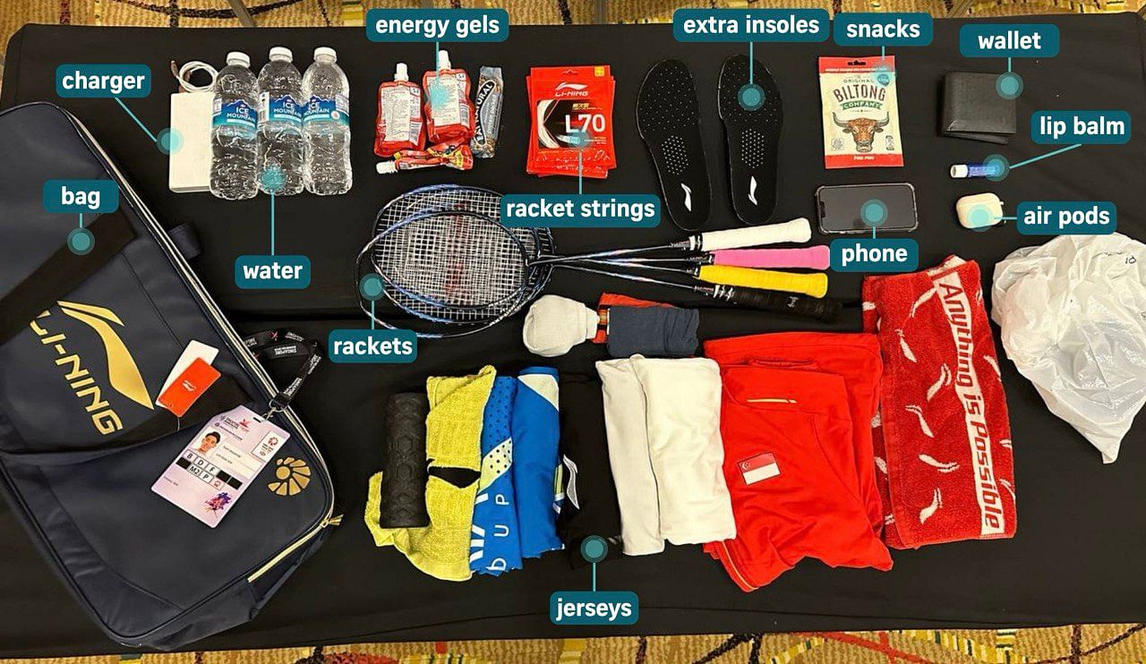 What’s in my bag: Rackets aplenty for badminton player Loh Kean Yew