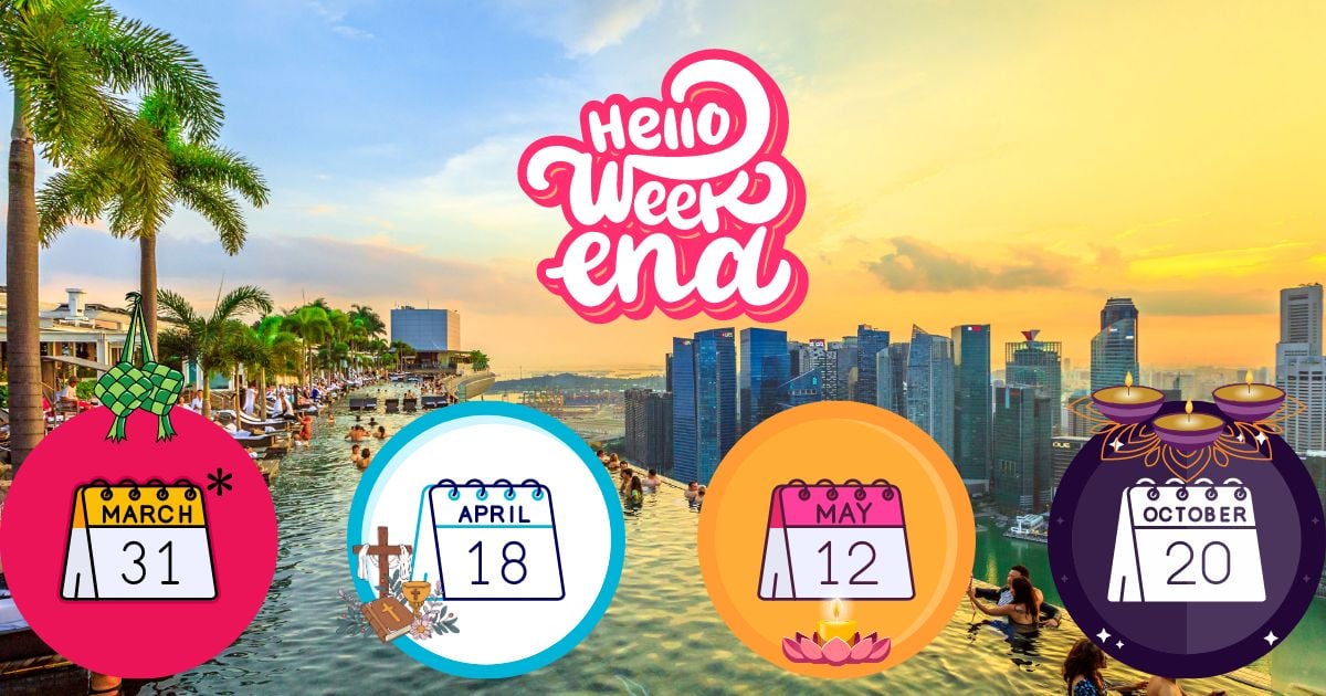 MOM Releases Public Holidays for 2025; Here Are the 4 Long Weekends