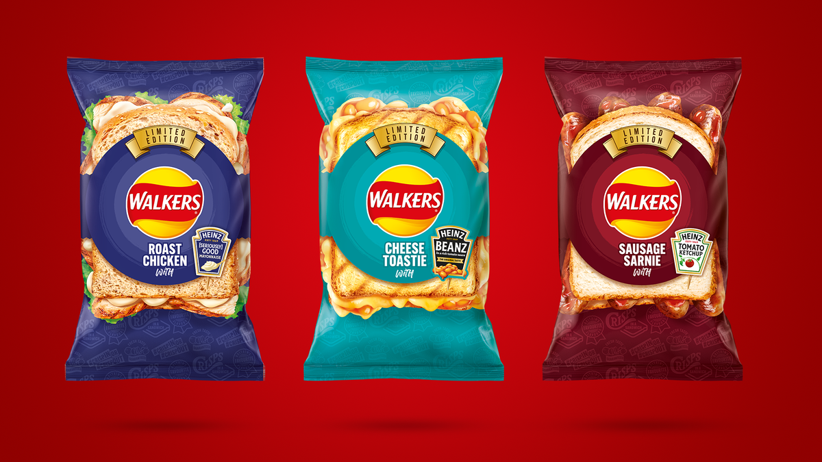 Walkers and Heinz launch new limited edition crisp flavours inspired by sandwiches