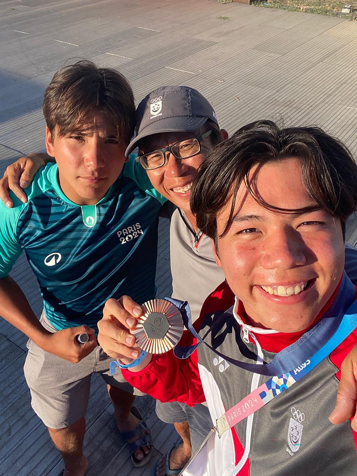 Meet the team behind Singapore’s Olympic kitefoiling medallist Maximilian Maeder