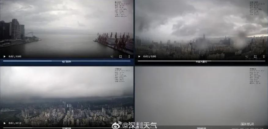 深圳宝安罕现水龙捲 十年来第三次︱有片