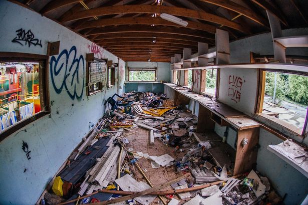 Eerie abandoned theme park reclaimed by nature after boy had arm ripped off on ride
