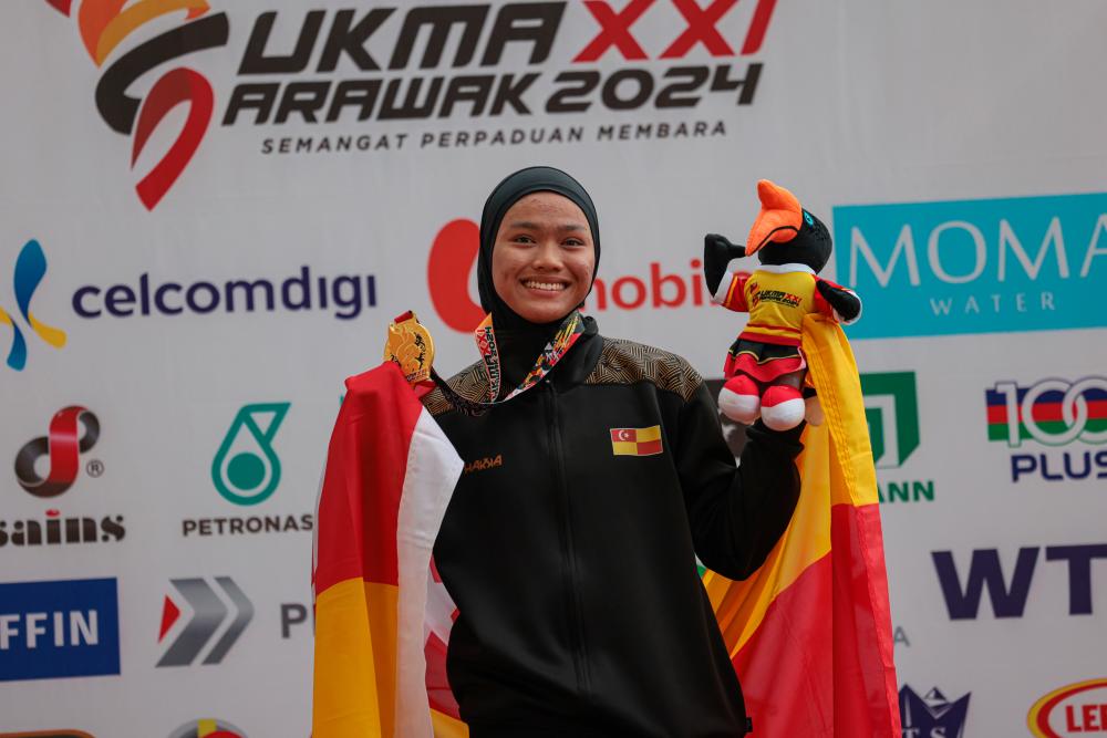 SUKMA 2024: Five games record erased as Nur Afrina completes sprint double