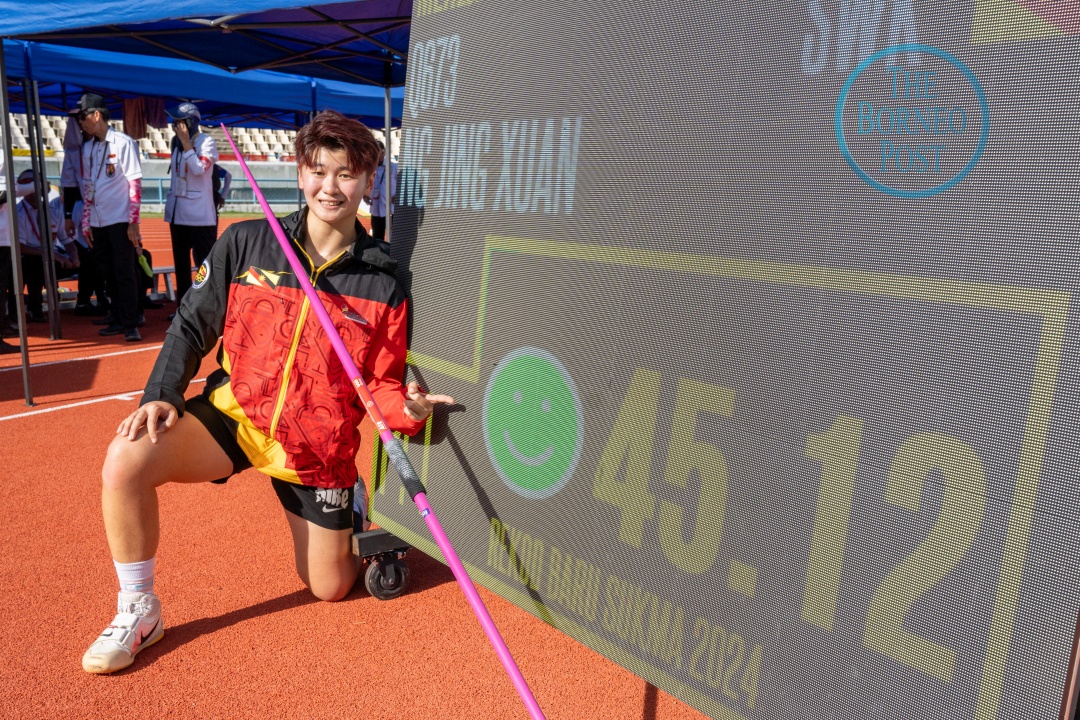 Sarawak’s Ng Jing Xuan smashes 16-year-old Sukma javelin record with 45.12m