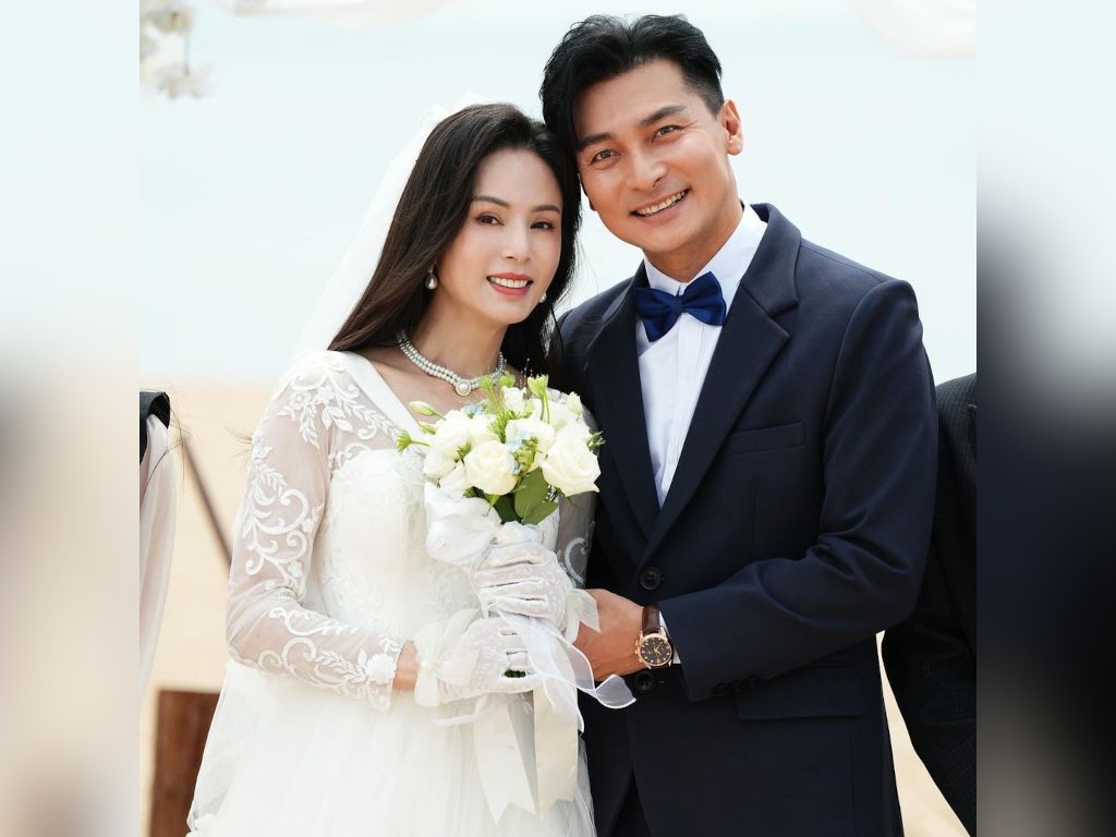 Carman Lee fulfills fans' wish to see her in a wedding dress