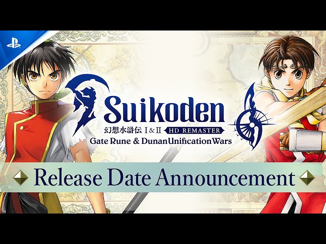 Suikoden I & II HD Remaster - Release Date Trailer | PS5 & PS4 Games