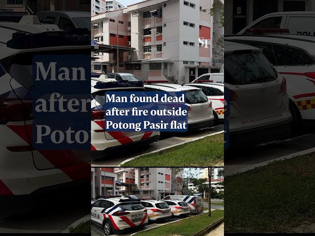 Man dies in fire outside Potong Pasir flat
