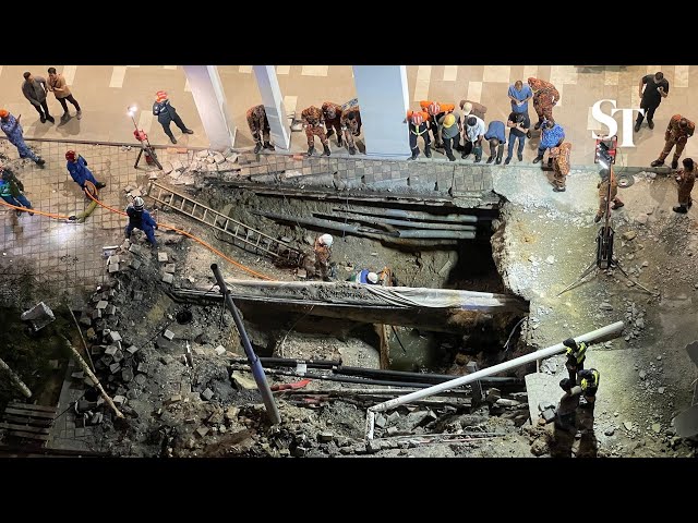 Malaysia: KL sinkhole victim’s family performs final rites before returning to India