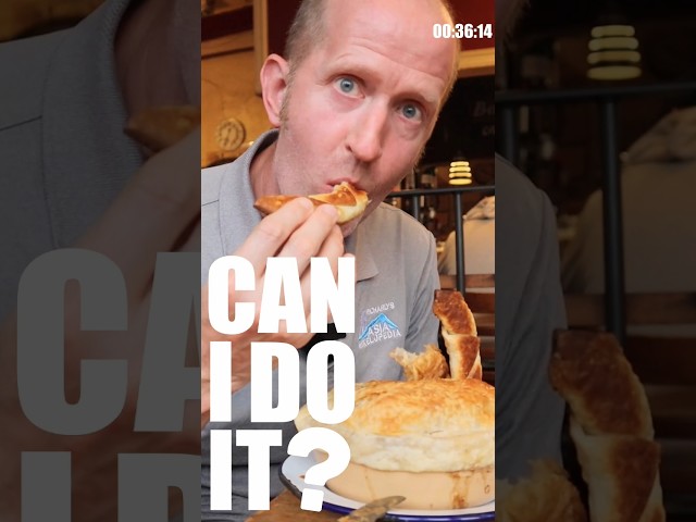 The Desperate Dan Cow Pie Challenge #foodchallenge