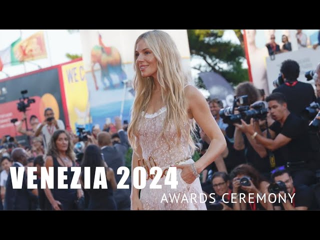 VENEZIA FILM FESTIVAL 2024 Awards Ceremony | Red carpet Style - 4K