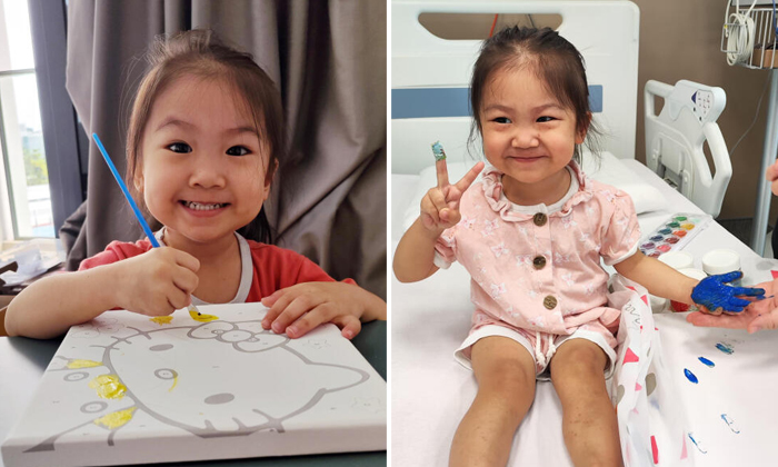 Red spots on face after crying, growing belly turns out to be rare cancer for 3-year-old girl