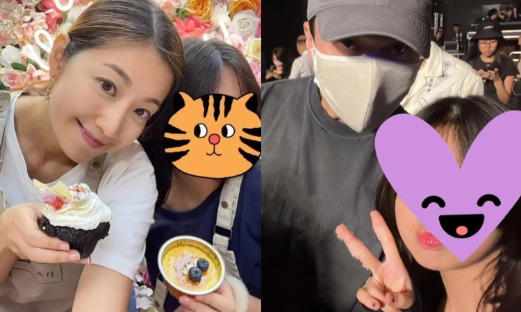很久没有同框了！Yoyo陈自瑶「12岁女儿」⚡近照疑似流出！暴风成长『变美少女』！