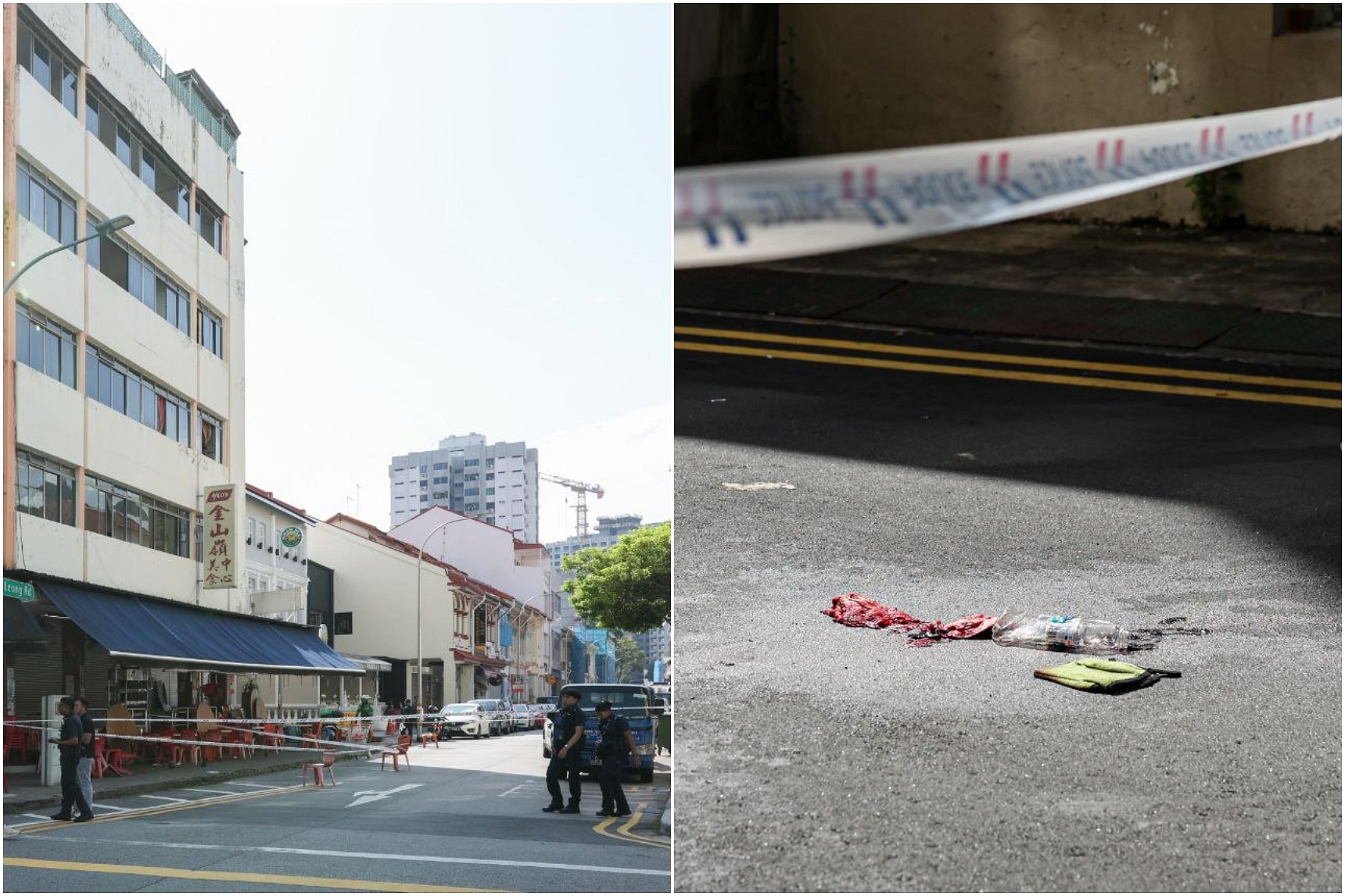 Police investigating murder of man killed violently near eatery!
