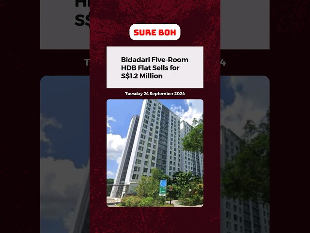 Bidadari's Alkaff Vista five-room HDB flat sells for S$1.2 million
