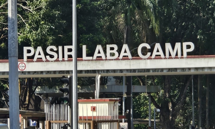 NSF found unconscious next to bed in Pasir Laba Camp, pronounced dead in hospital