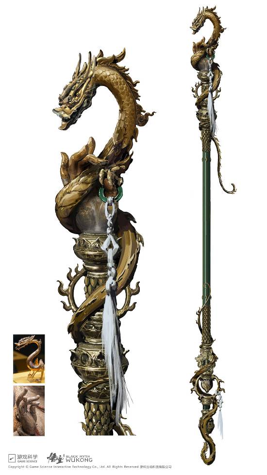 《黑神话：悟空》武器原画设定展示：你最喜欢哪根武器？
