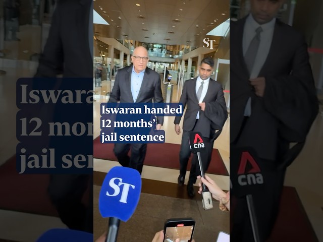Iswaran handed 12 months’ jail sentence