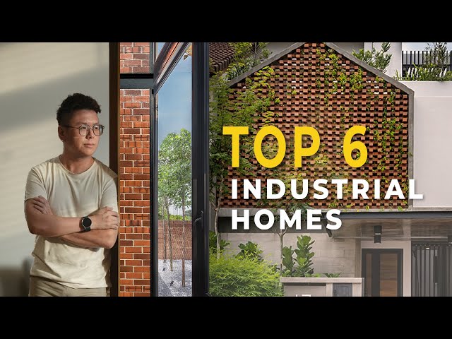 Top 6 Stunning Industrial Style Homes | Brick Houses You Need To See | Interior Design
