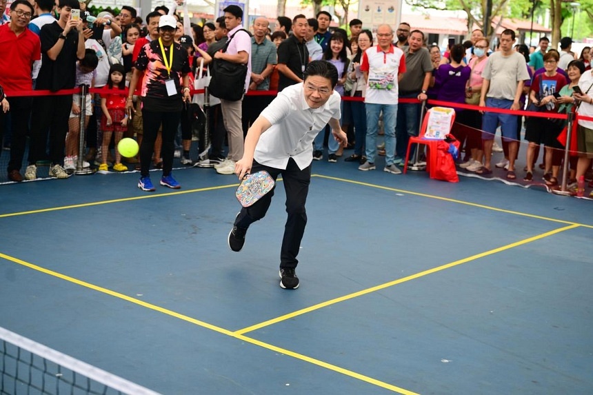 Active ageing, healthy living and a birthday surprise: PM Wong turns up at AMK’s sports carnival