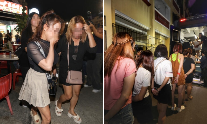 33 women arrested after police received tip-off about soliciting at Geylang coffee shop