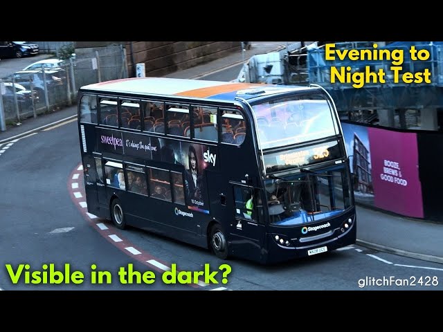 Nighttime Visibility Test: Stagecoach's New Dark Livery