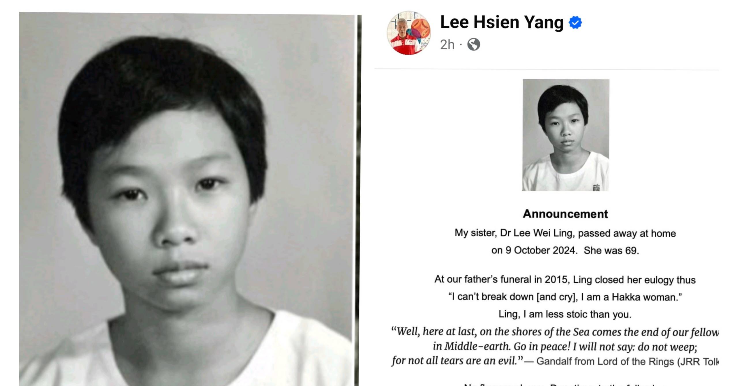 Lee wei ling, daughter of lee kuan yew, passes away at 69
