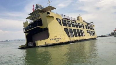 Penang Ferry Museum takes on water, relocated to shallow waters after leak causes tilting