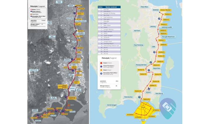 Penang LRT To Begin Construction In December, First Station Likely In Jalan Gurdwara
