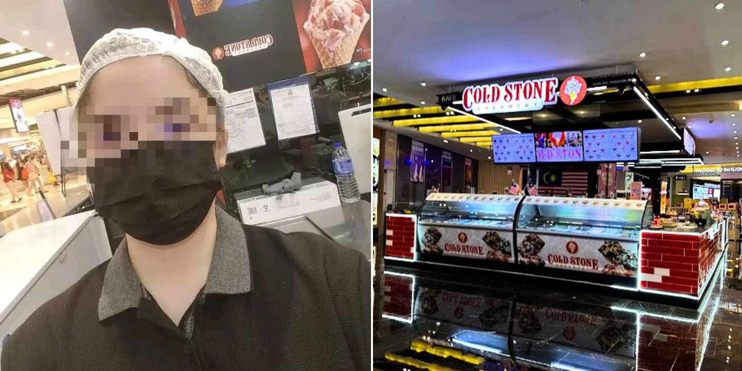 M’sian woman sacked for kissing dough shares photo at cold stone creamery, it denies hiring her