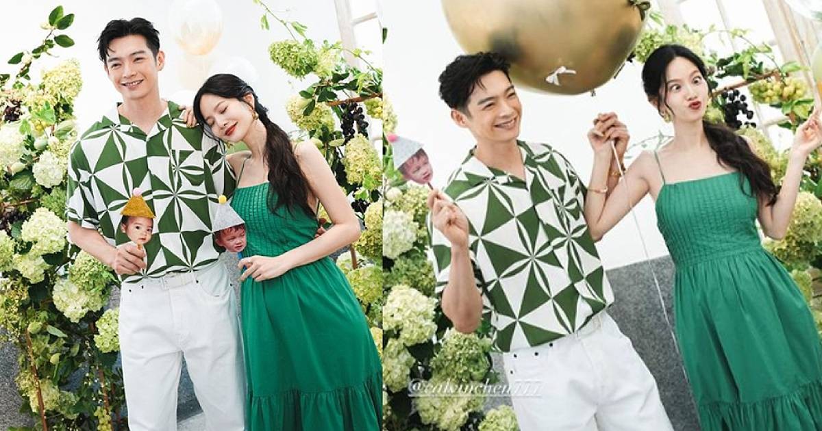 Ex-Fahrenheit member Calvin Chen and actress wife Joanne Tseng hold baby gender reveal party