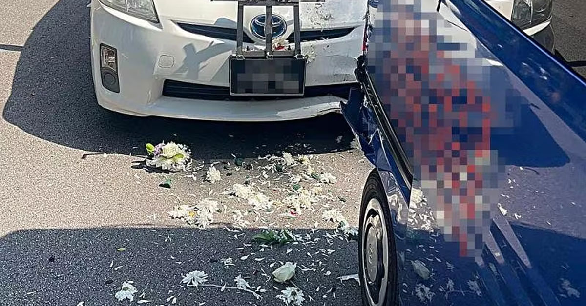 Hearse Makes Last-Minute Vehicle Change After Accident to Meet Cremation Service Timing