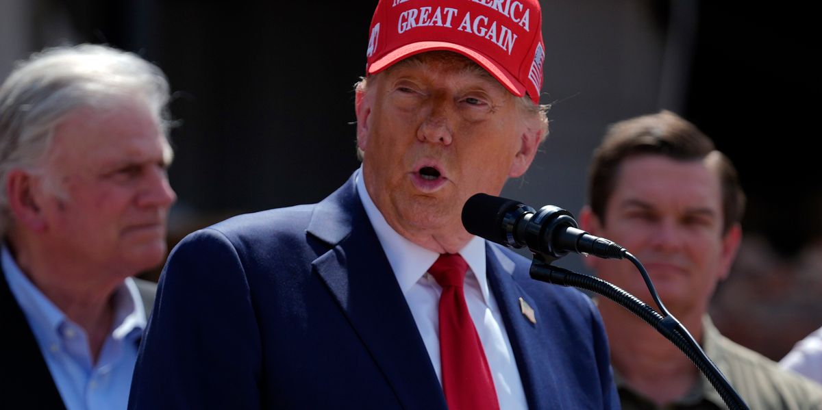 Trump said he brought supplies to storm ravaged Georgia. There’s no evidence he did.