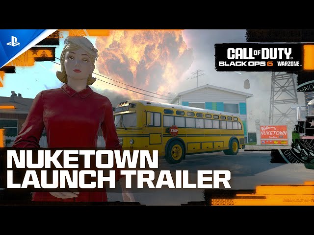 Call of Duty: Black Ops 6 - Nuketown Launch Trailer | PS5 & PS4 Games