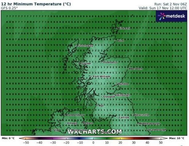 Snow maps turn UK blue as cold weather brings temperatures below 0C in Arctic freeze