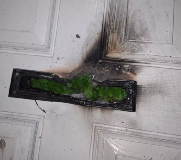 Horror pictures show devastating aftermath after firework posted through letterbox