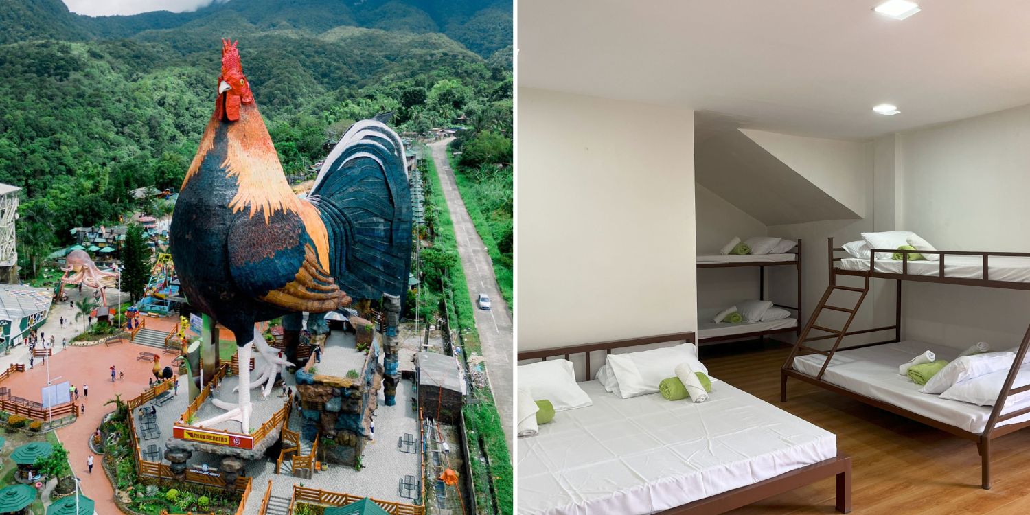 Giant rooster building in the Philippines is actually a fully functioning hotel with 15 rooms