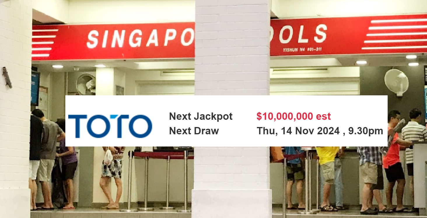 Time to huat: upcoming toto draw is $10 million