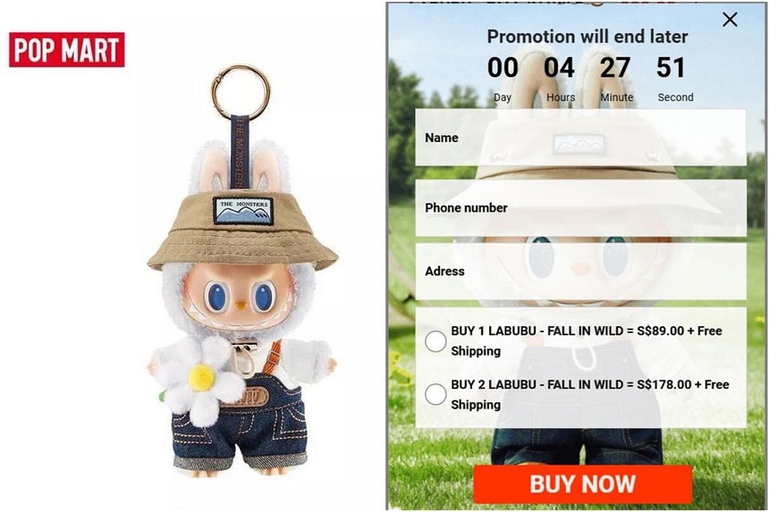 Facebook page pretending to be Plaza Singapura to sell Labubu dolls, police report made