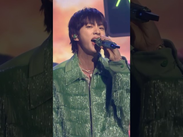 #BTS’ #Jin performs “Running Wild”! #Jin_RunningWild #JinOnFallon #FallonTonight