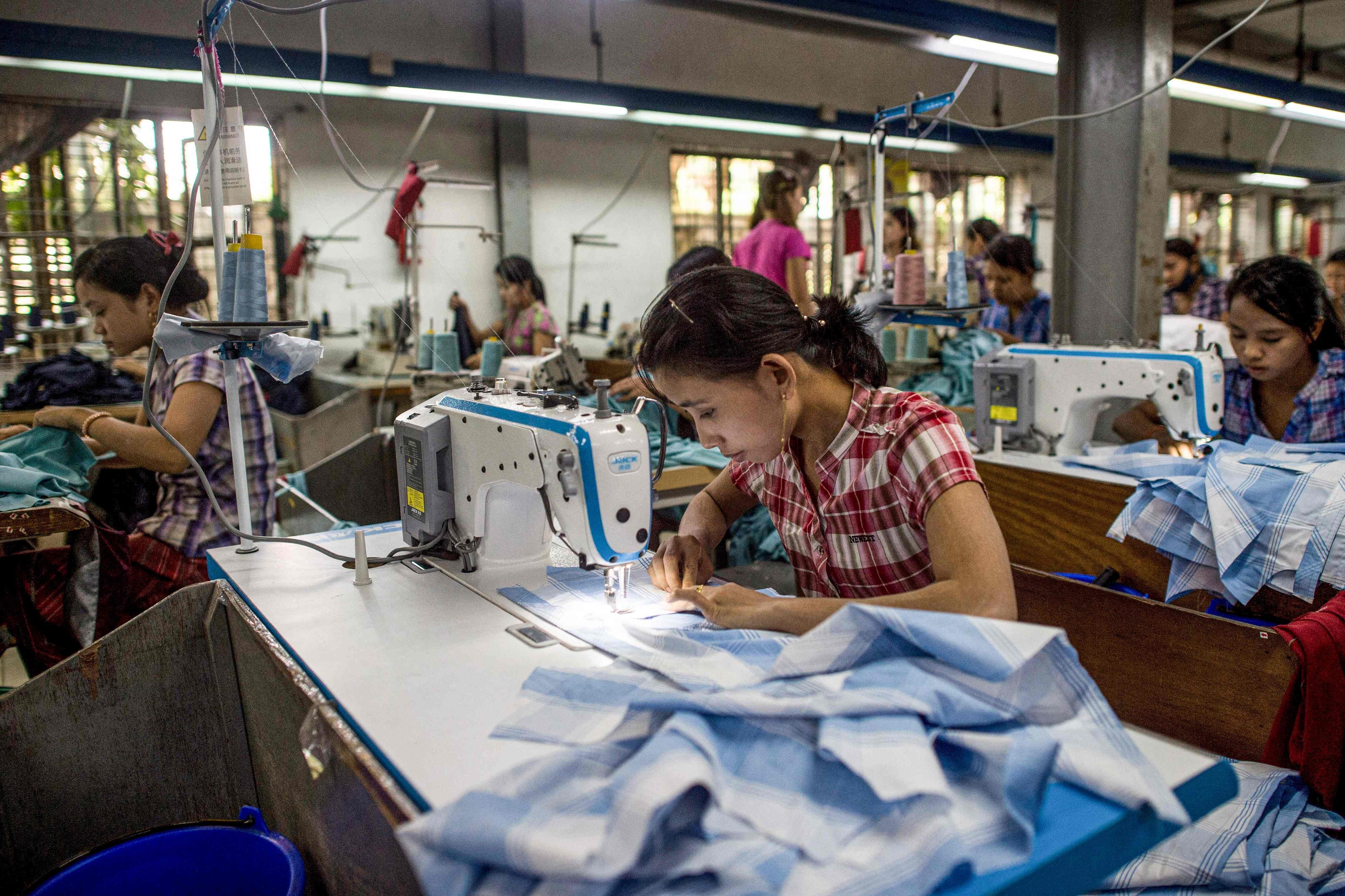 Civil war economy hits Myanmar garment workers