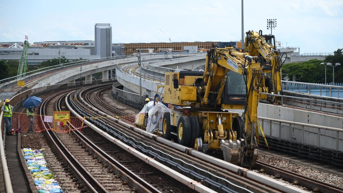 Train services between Tanah Merah and Tampines on track to resume on Dec 11; works 40% complete