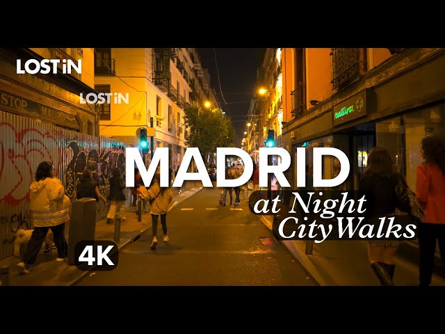 Exploring Madrid After Dark: A Night Walk Through Its Vibrant Street