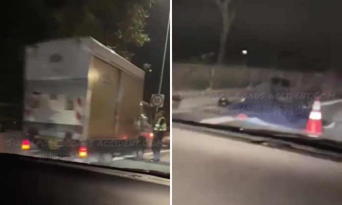 Motorcyclist killed in accident with lorry on BKE, 6 others hurt in 2 other motorcycle-related accidents