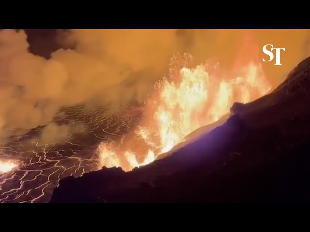 Hawaii's Kilauea volcano erupts lava again