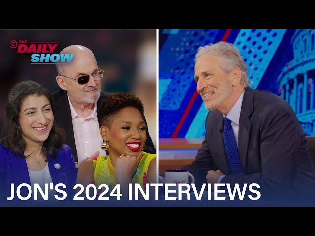 Jon Stewart Sits Down with Lina Khan, Salman Rushdie, and Monica McNutt | The Daily Show