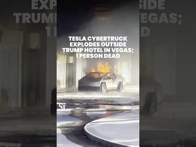 Tesla Cybertruck explodes outside Trump Hotel in Las Vegas, kills 1