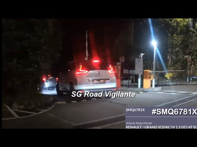 phv renault grand scenic tailgate out of carpark to avoid carpark fee