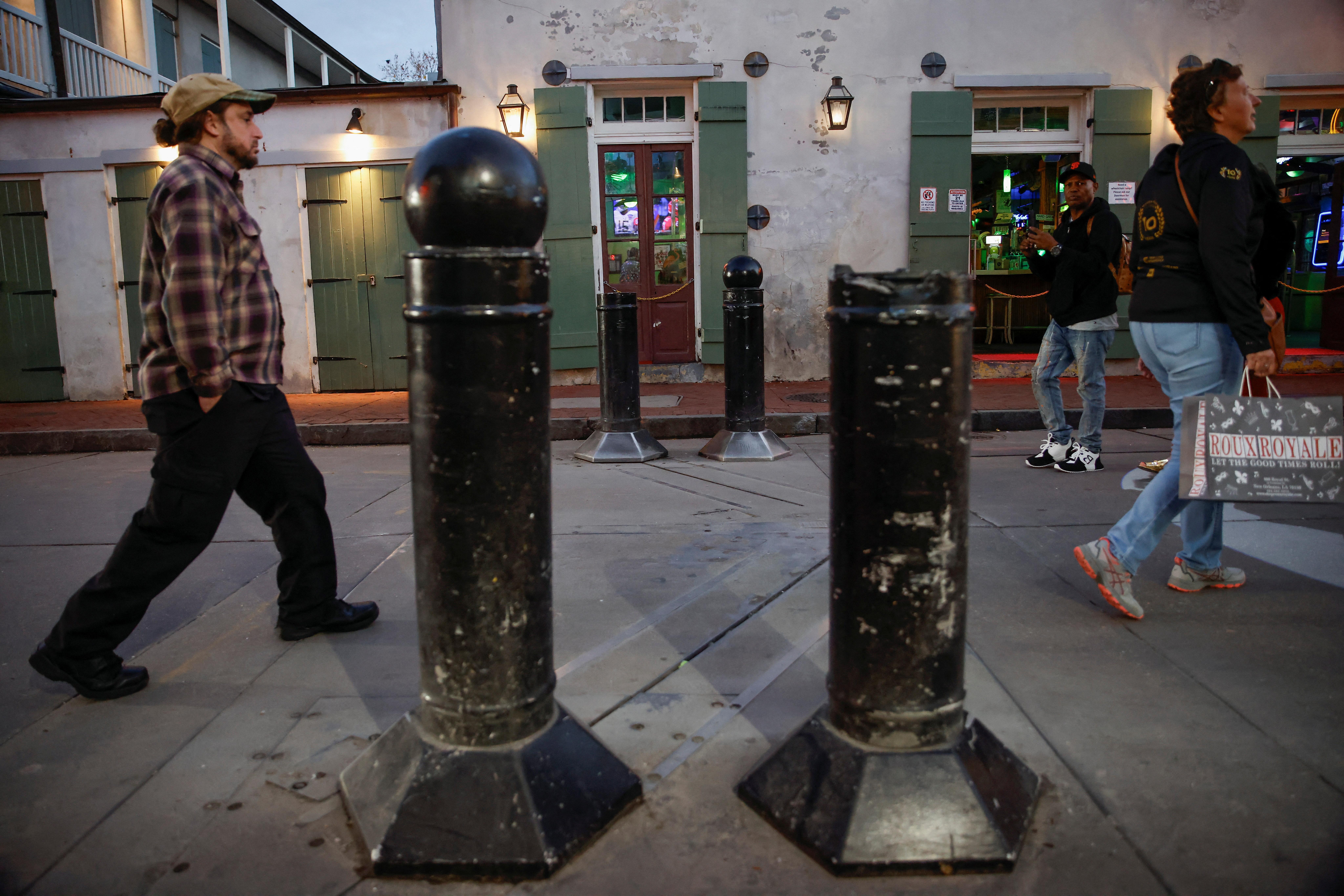 New Orleans’ planned new Bourbon Street barriers only crash-rated to 16kmh