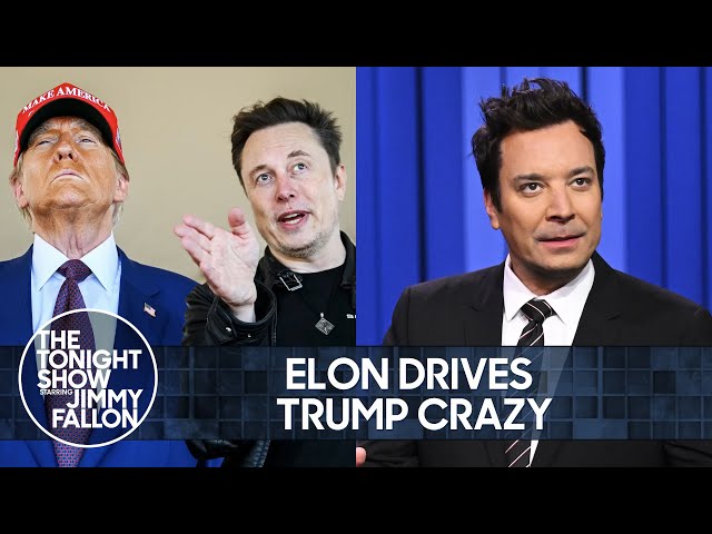 Clingy Elon Driving Trump Crazy, Justin Trudeau Announces Resignation | The Tonight Show